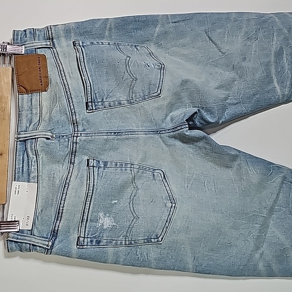 American Eagle temp tech daylight destroy airflex 31x32 athletic skinny jeans - Picture 4 of 7
